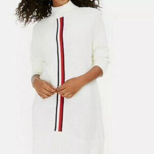 Tommy Hilfiger Womens knit ribbed sweater dress
